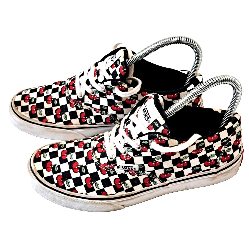Vans Sneakers Women's ("Missy") 5 Cherries w/ Black White Checkers Shoes Skate